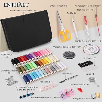 Coquimbo Sewing Kit with Sewing Accessories Complete Sewing Kit for Beginners Travelers