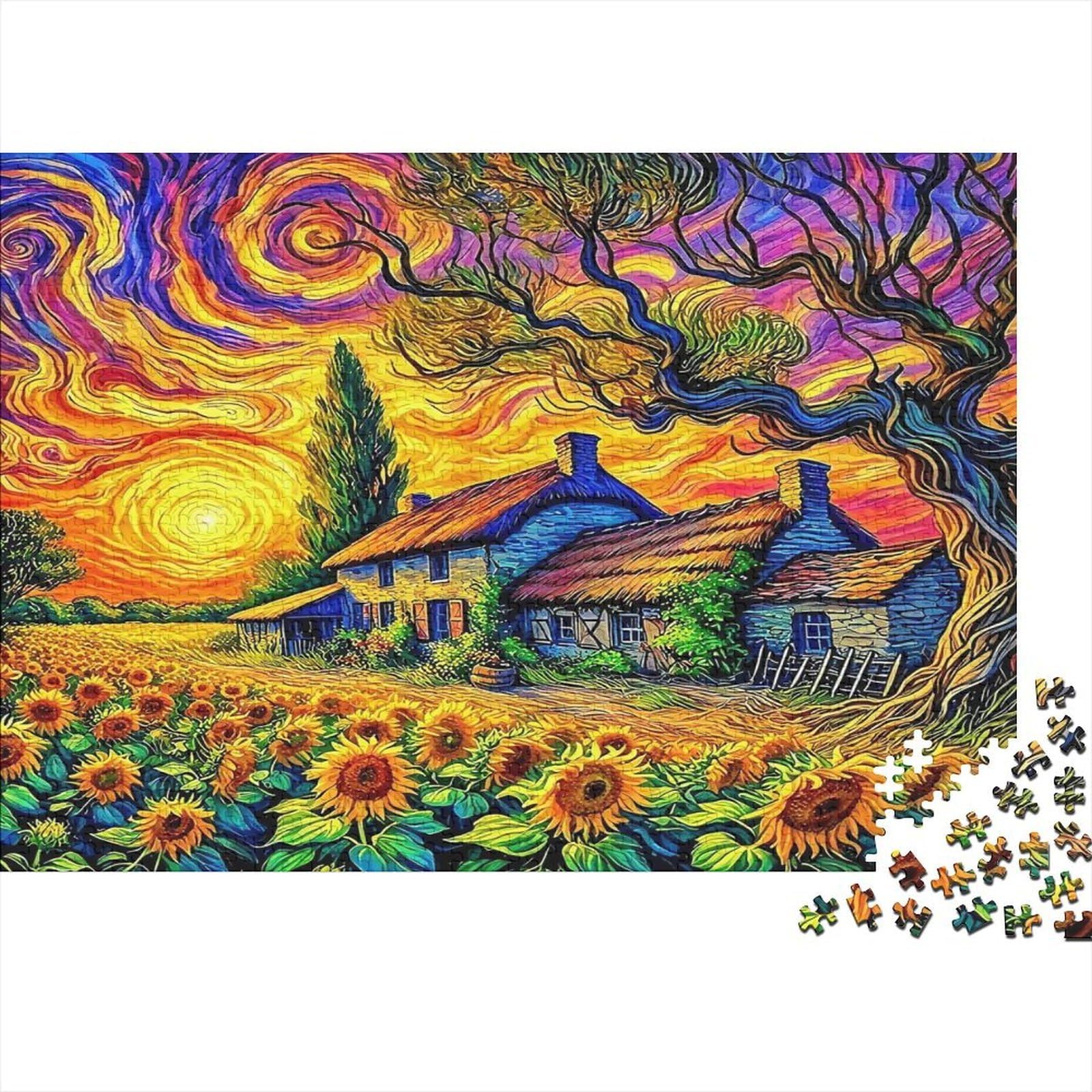 Puzzle de 1000 piezas con encaje perfecto y diseño artístico de papel decorativo 8