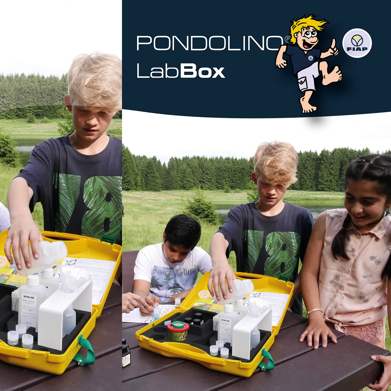 LabBox - Testkoffer - Umweltuntersuchungen - Gruppen und Projektarbeit - Reagenzien-Testsets für je 50 Bestimmungen - Schüler - Labor