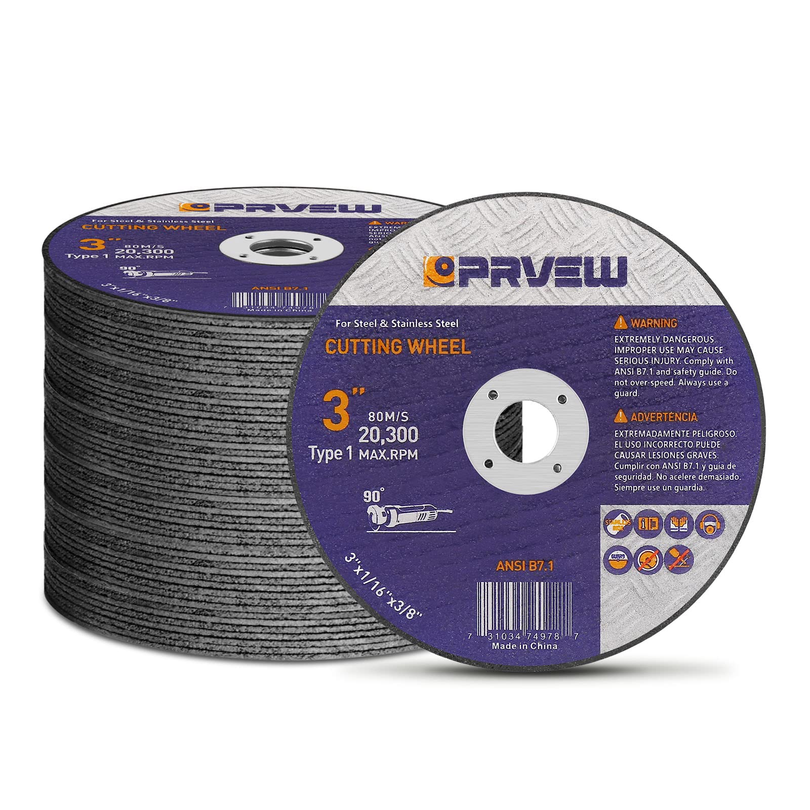 Cut Off Wheels - 10 Pack, 9 Inch -12