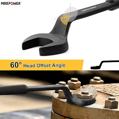 Vista 18 de MAXPOWER Llave Spud, apertura nominal de 7/8 pulgadas