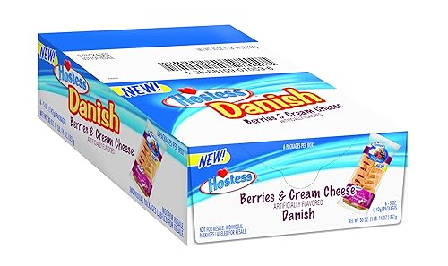 Hostess Danish, Berries & Cream Cheese, 5 Ounce (Pack of