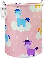 Vista 30 de QUEENLALA Cesta de Almacenamiento Grande, Cesto de Ropa Sucia/Baño/Decoración del Hogar/Cesto de Almacenamiento Redondo Plegable, Cesto para Niños