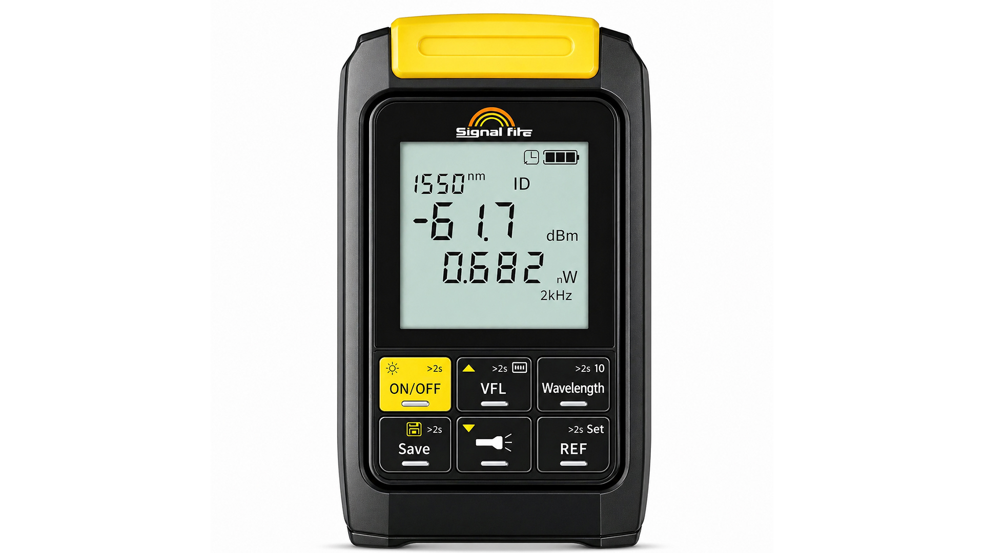 Image of 6 in 1 Fiber Optic Tester with Optical Power Meter,-50~+30dBm,VFL Function & RJ45 Cable Test, 850-1625nm Multi-Wavelength, Type-C Rechargeable, 500 Data Storage, Backlight Display, Handheld Tool