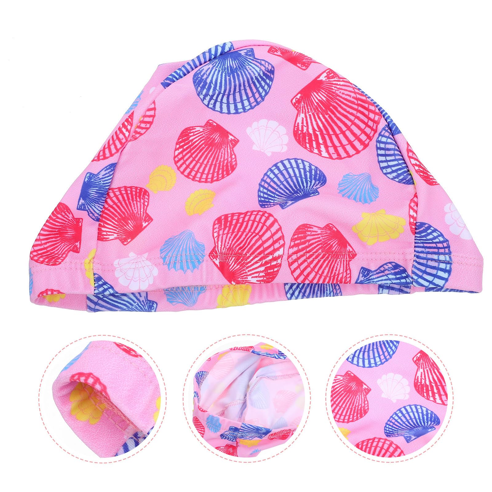 INOOMP 4 Pezzi Cuffia Nuoto Cuffia Doccia Per Bambini Cappello Per Bambini Ragazze Cappello Cuffie Doccia Per Le Donne Cuffia Bagno Cappello Nuoto Per Bambini Cuffie
