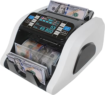 Sentinel SB-901 Mixed Denomination Money Counter | Business Grade Bill Value Counter | Counterfeit Detection | Print Function