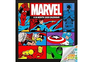 Marvel Avengers Wall Calendar 2025
