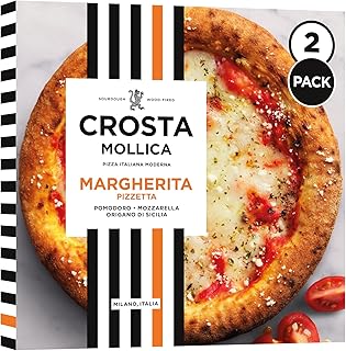 Crosta Mollica Margherita Pizzetta 2 Mini Sourdough Pizzas 2 x 211g (Frozen)