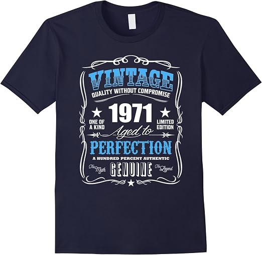 Men's Vintage Made In 1971 T-Shirt 