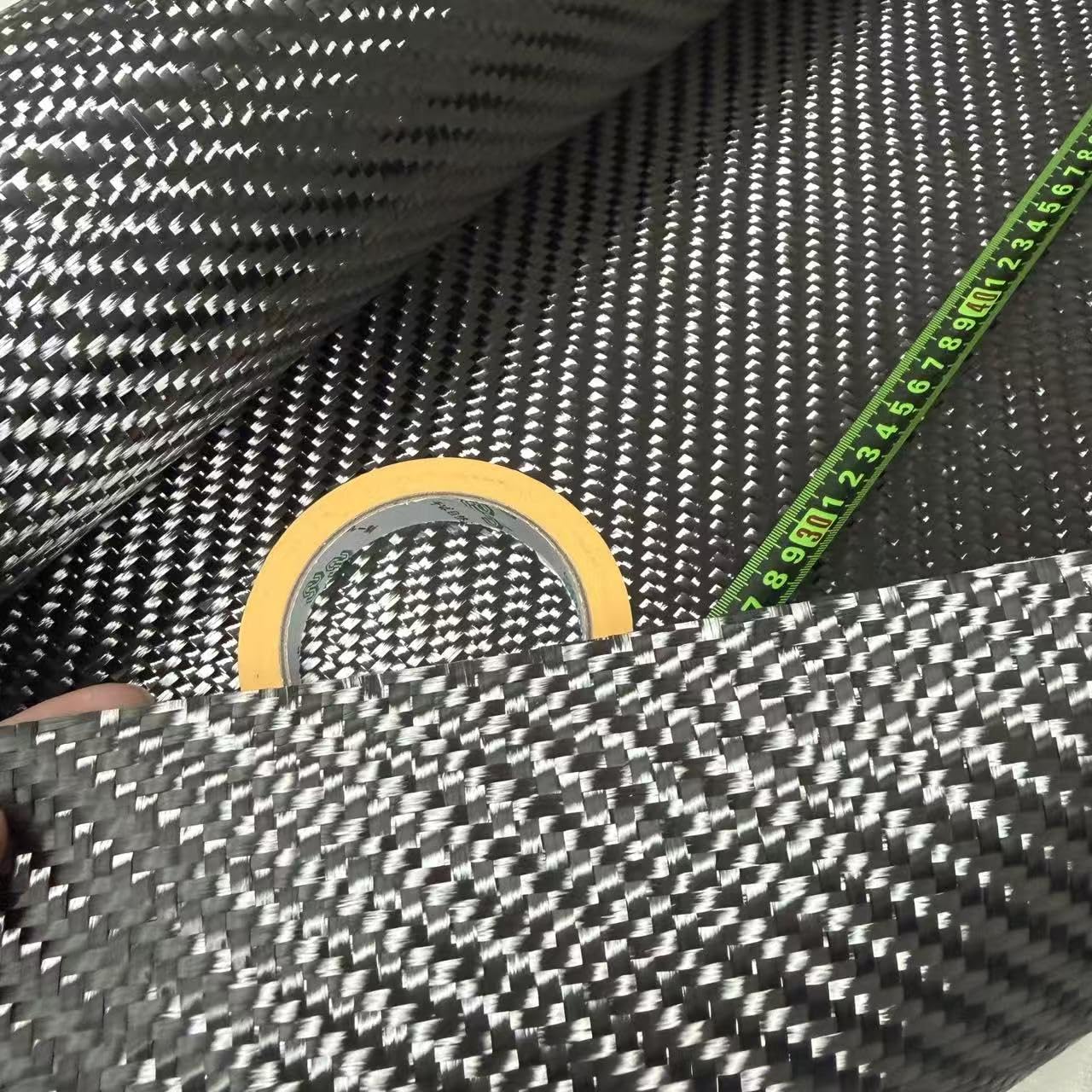 Grade A+ True Carbon Fiber Cloth, 3K 480gsm 2x2 Diagonal Twill Weave, 100cm / Width, High Strength for Bicycle Motorcycle Car (3K 480gsm Twill, 1m x 2m)