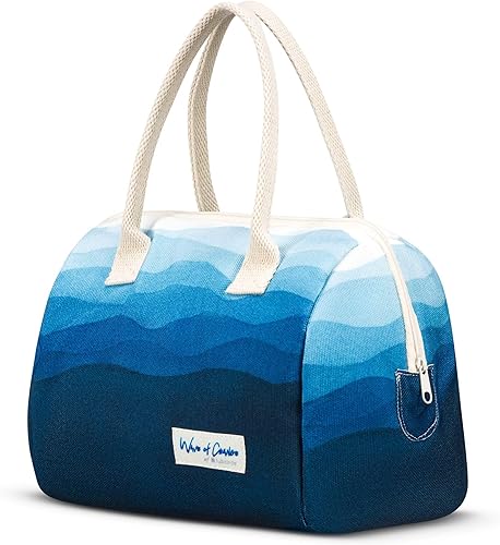 Waves of Change Plástico reciclado aislado, pequeña bolsa de almuerzo-capacidad de 6 latas