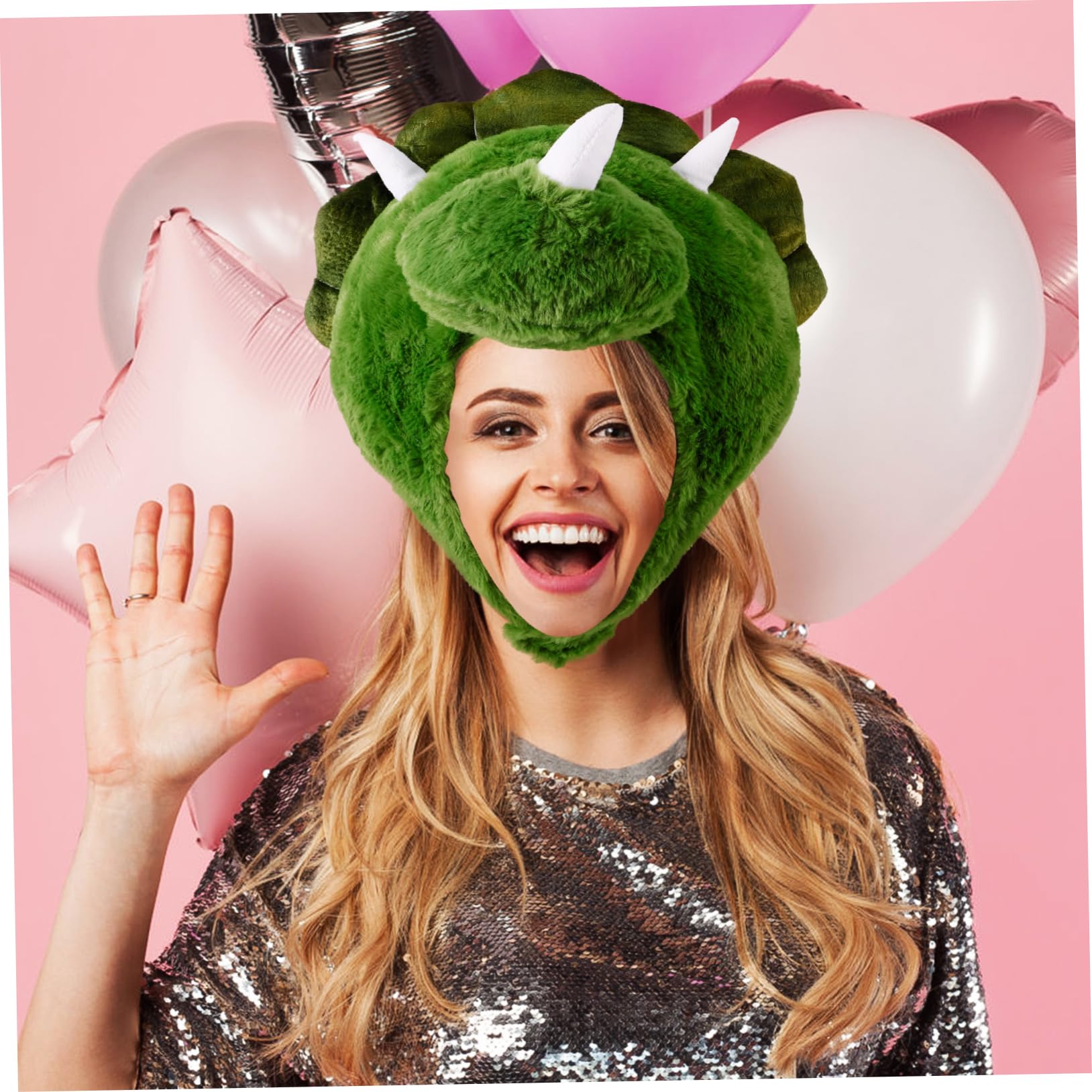 Cabilock Sombrero de de Peluche para Fiestas y Fotografía Gorro Divertido con Diseño de Accesorio para Adultos para Cumpleaños y