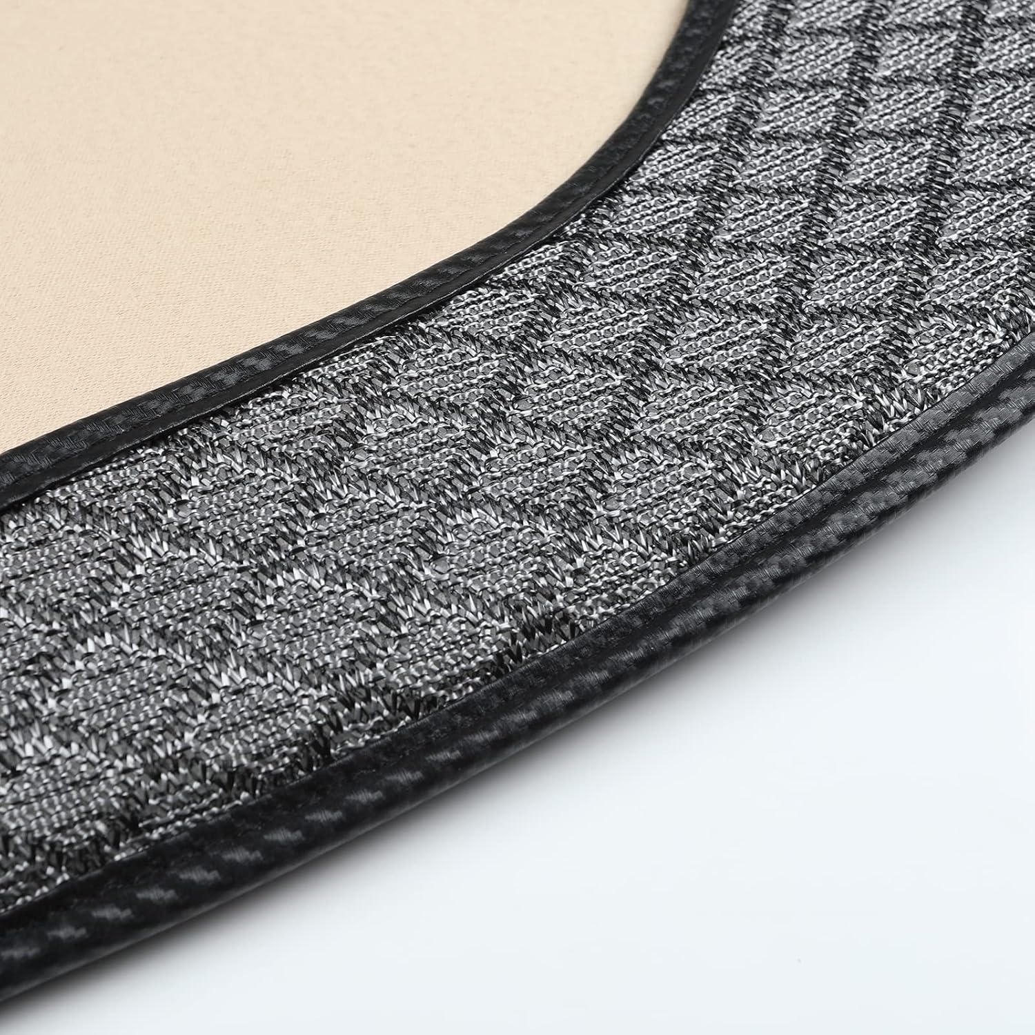 Breathable Back Seat Cover-Universal Rear Seat Mat for All Seasons,Car Rear Seat Protector with Polyester Silk Material, Non-Slip Bottom. Fits 95% of Sedans, SUVs, Vans.(Gray)