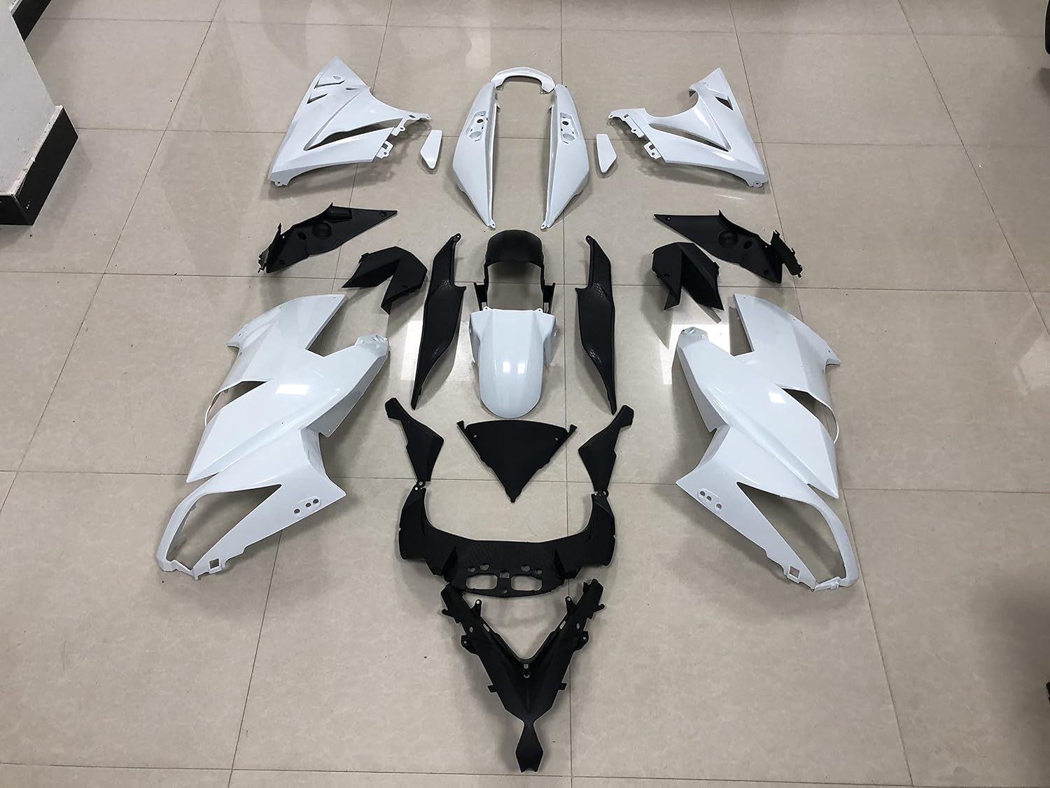 ZXMOTO Unpainted Injection Bodywork Fairing Kit for Kawasaki Ninja 650R 2009 2010 2011 ER-6F/ZX400 2009