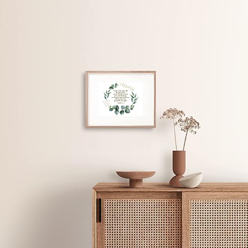 Miniatura 9 de Soul Sunshine Proverbs 3 5 - Decoración de pared cristiana con versículos de la Biblia "Trust", decoración de pared de 11 x 14 pulgadas, decoración