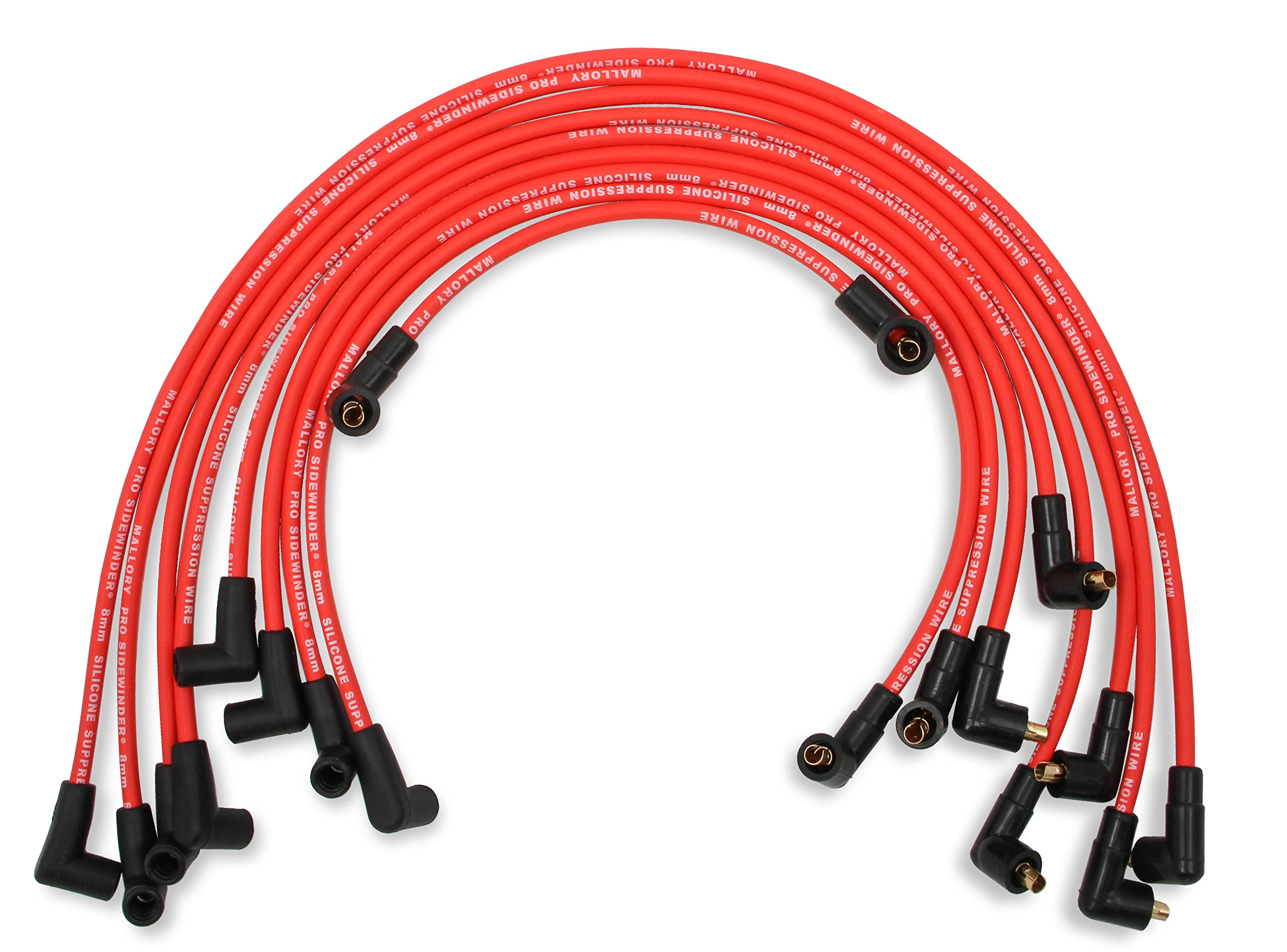 MALLORY 8mm silicone suppression プラグコード 【公式通販】