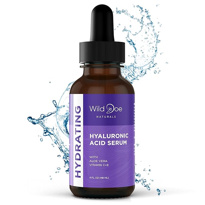 Pure Hyaluronic Acid Serum for Face: Hydrating Serum for Dry Skin/Oily Skin Control, Anti Wrinkle Face Serum, Lip Plumper -Hyaluronic Acid Vitamin C Serum + Aloe Vera, Vitamin E -Boosts Elasticity 4oz Pure Hyaluronic Acid Serum for Face: Hydrating Serum for Dry Skin/Oily Skin Control, Anti Wrinkle Face Serum, Lip Plumper -Hyaluronic Acid Vitamin C Serum + Aloe Vera, Vitamin E -Boosts Elasticity 4oz