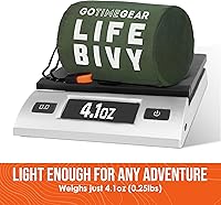 Vista 4 de Go Time Gear Life Bivy Emergency Survival Sleeping Bag Thermal Bivy - Use as Emergency Bivy Sack, Survival Sleeping Bag, Mylar Emergency Blanket