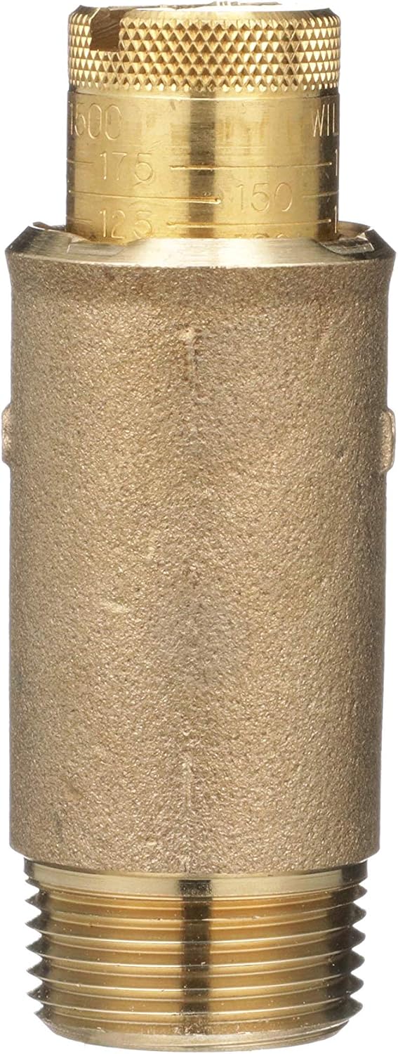 ZURN WILKINS 12-P1500XL 2471324 P1500 Calibrated Pressure Relief Valve, 25 To 175 Psi, 1/2" Mnpt x 1/2" Fnpt, Lead Free: Home Improvement