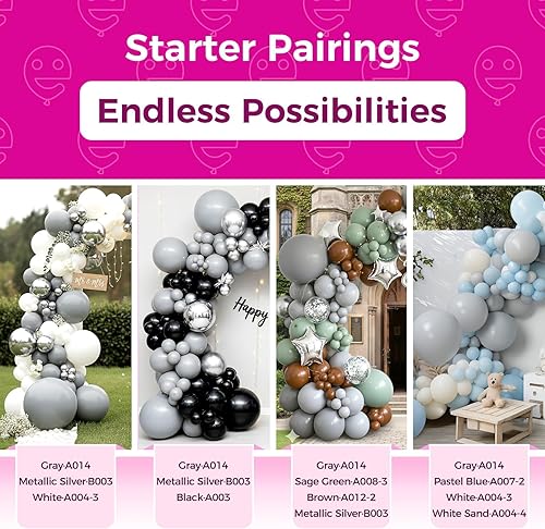 Miniatura 300 de Bezente Globos de látex verde lima para fiesta, paquete de 100 globos de color verde claro de 12 pulgadas, globos redondos de helio verde fruta