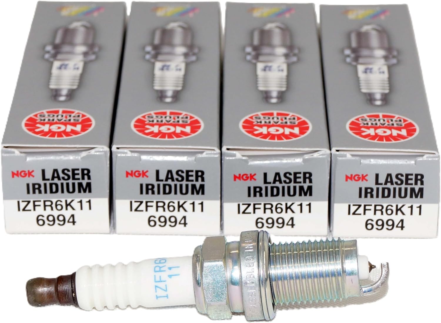 NGK Spark Plugs (USA),Inc. IZFR6K11 Spark Plugs Izfr6K11 4Pack