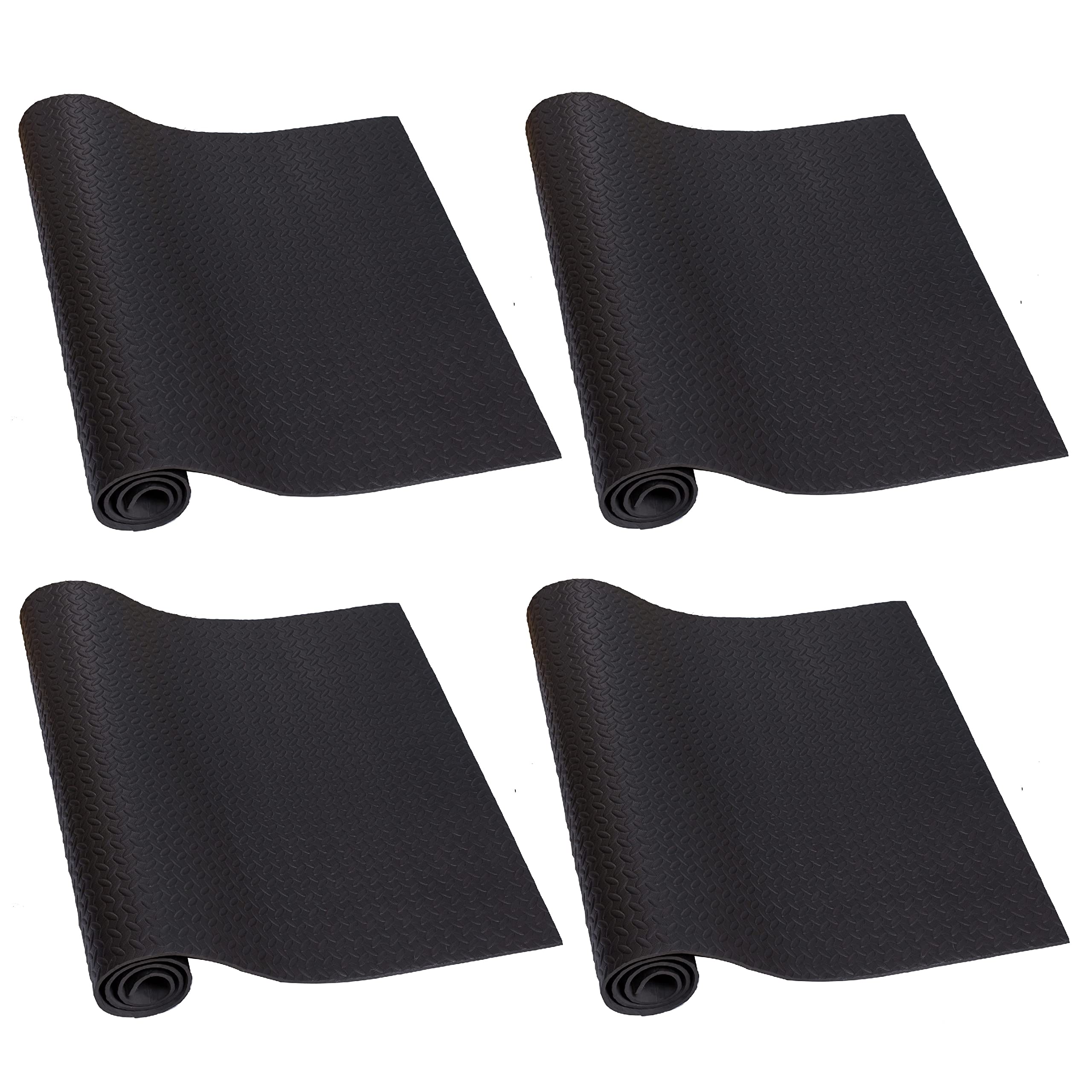 Tappetini Per Palestra AthleticPro - 8 Piastre 60x60 Cm, Spessi E Antiscivolo - Protezione Pavimento Da Attrezzi - Foto 8