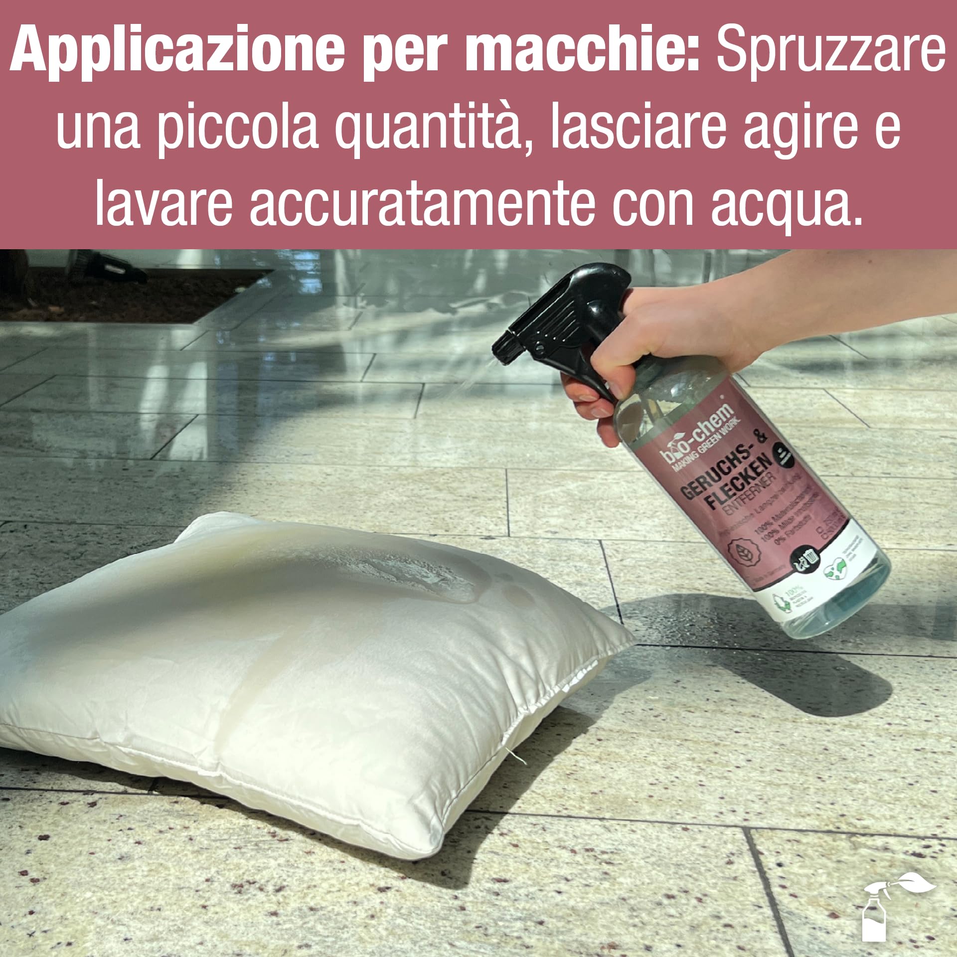 Bio-Chem - Smacchiatore di urina e odori tanica 5L - Prodotto ideale contro l'urina di cane e gatto - Spray neutralizzante e assorbi odori - Prodotto deodorante per la casa