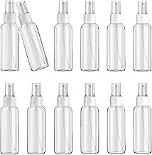 Uaike Jie Du アルコール スプレーボトル 12本セット 詰替ボトル 透明 霧吹き 50ml