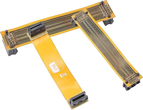 Miniatura 7 de GELRHONR SLI Bridge - Tarjeta gráfica flexible de 2 vías, 3.9 in y 26 pines, cable de conexión PCI-e para GPU dual Nvidia tarjeta gráfica Crossfire