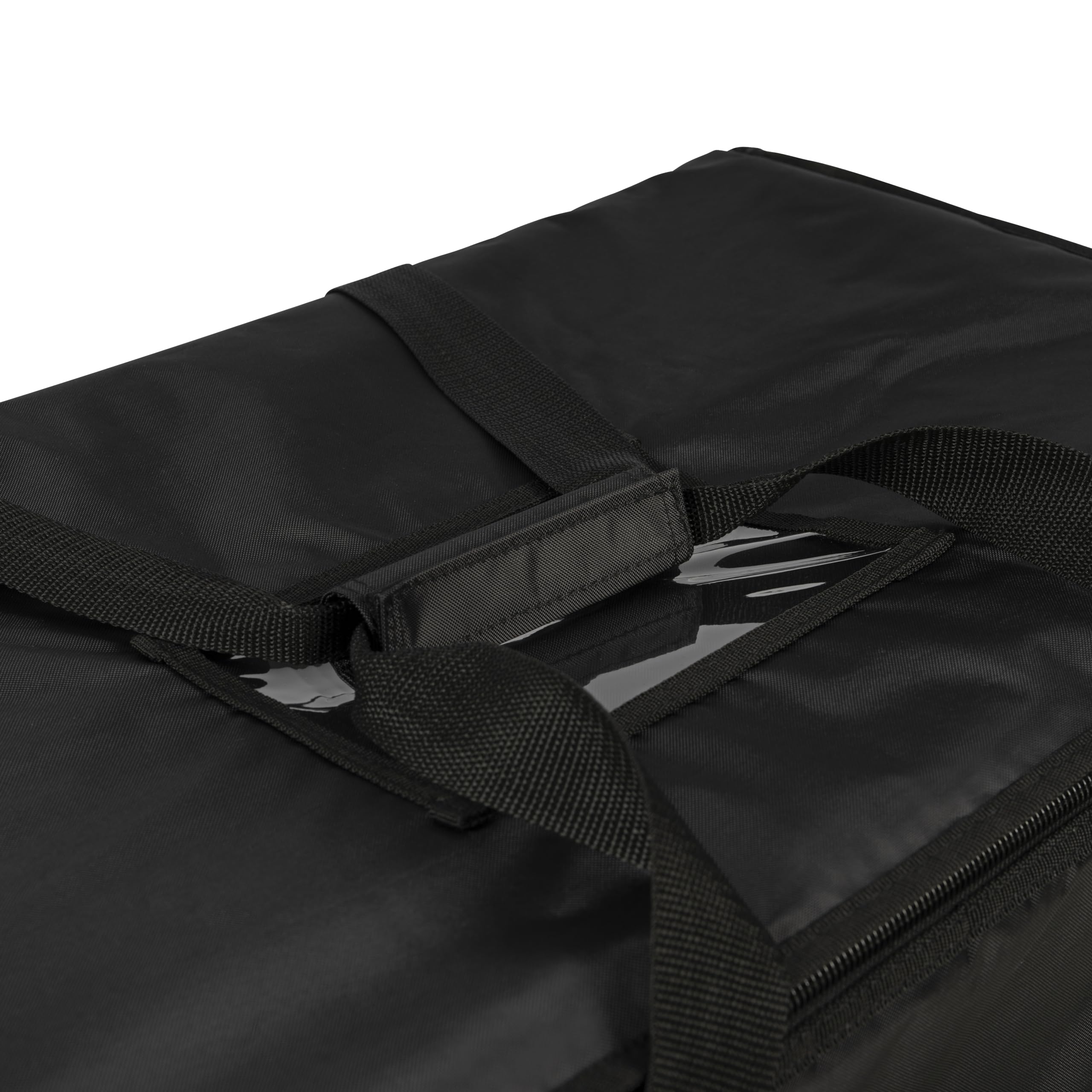 Steamy - Borsa termica per alimenti, misura XXL, con tasca laterale, 81 litri, colore: Nero, Nero, Minimal