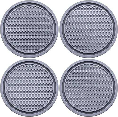 Miniatura 28 de 4PCS Posavasos para Portavasos de Coche, Posavasos Universales Antideslizantes para Portavasos de Auto, 2.75 Pulgadas Accesorios Universales
