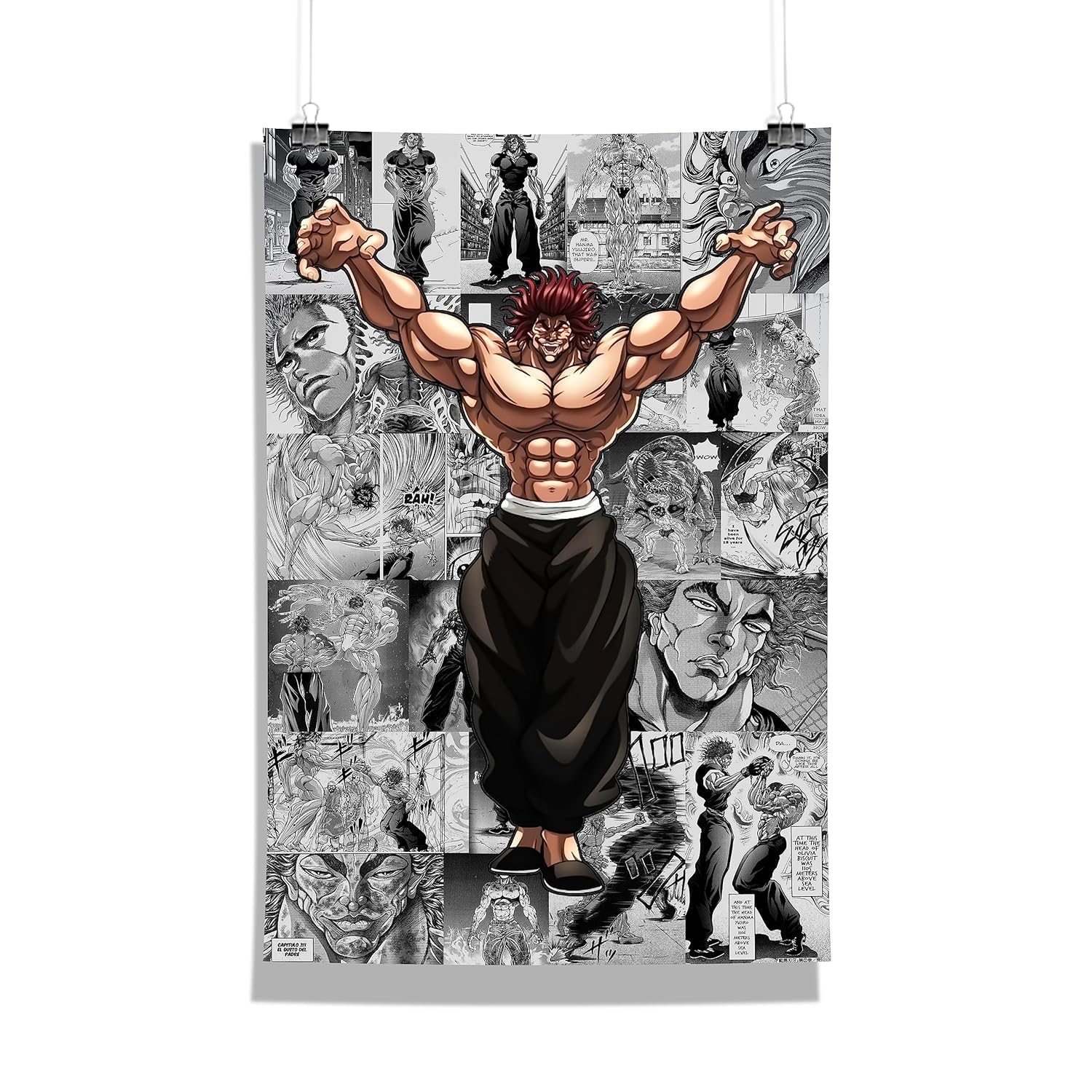 Epic Stuff - Baki - Yujiro Hanma - The Strongest Design A3 Wall Poster (Without Frame) for Anime Fans/Fandom/Great Artifacts for Home & Decor