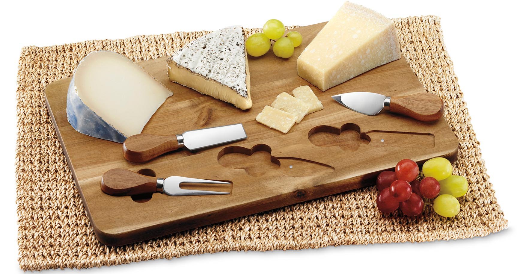 Cuisinart Acacia Wood Cheeseboard Cheese Board, 2.88
