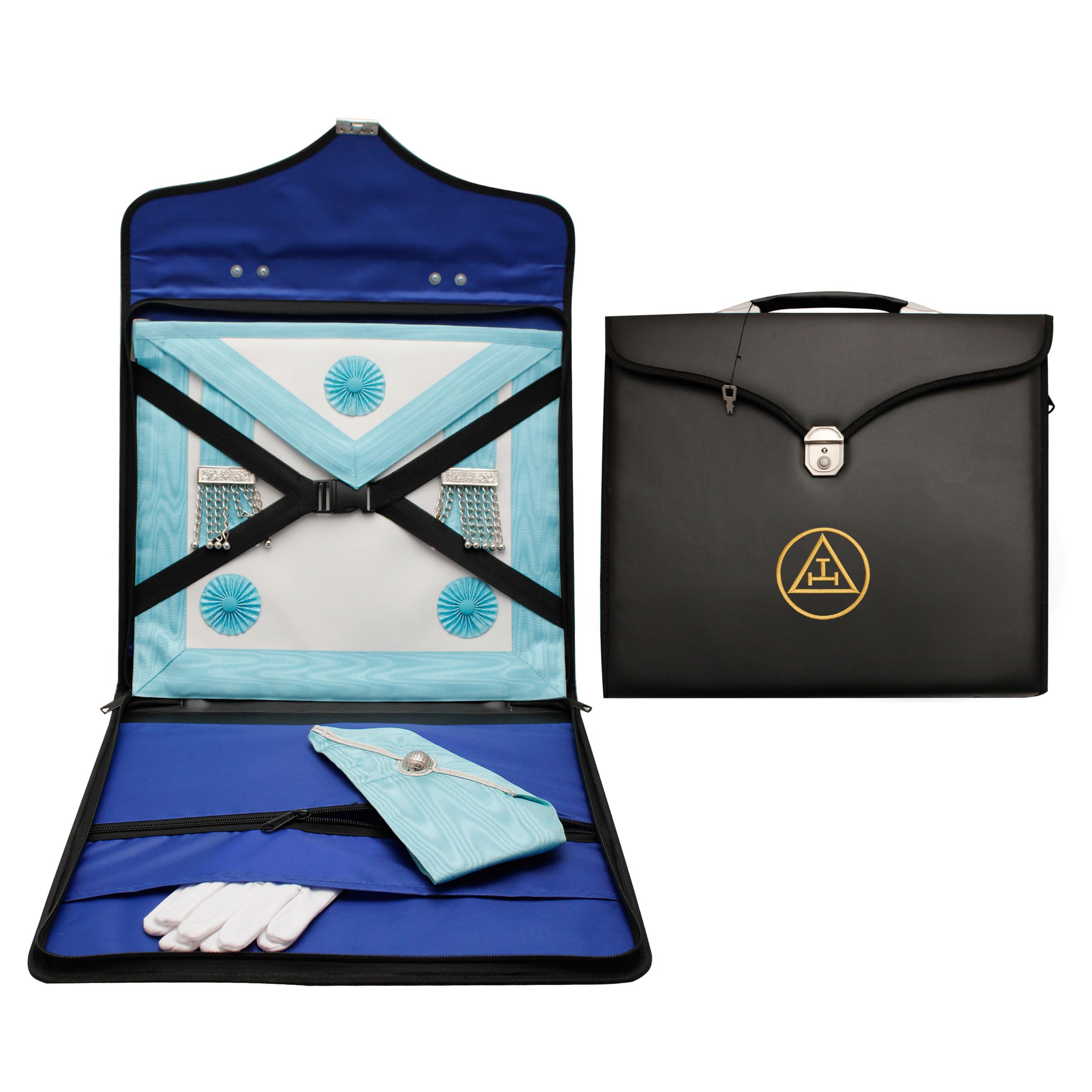 Sac Royal Arch broderie machine en similicuir haut de gamme pour Décors de Loge
