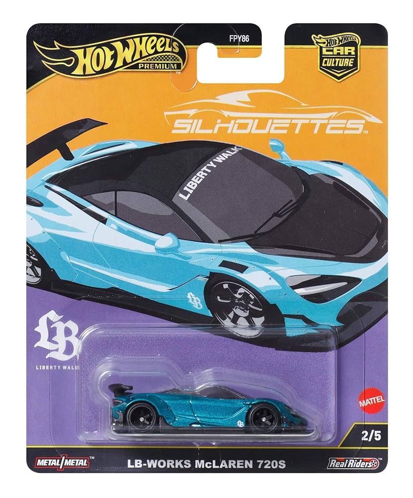 Hot Wheels LB★シルエット・マクラーレン Amazon.com: Hot Wheels Premium Car Culture Silhouettes 1:64