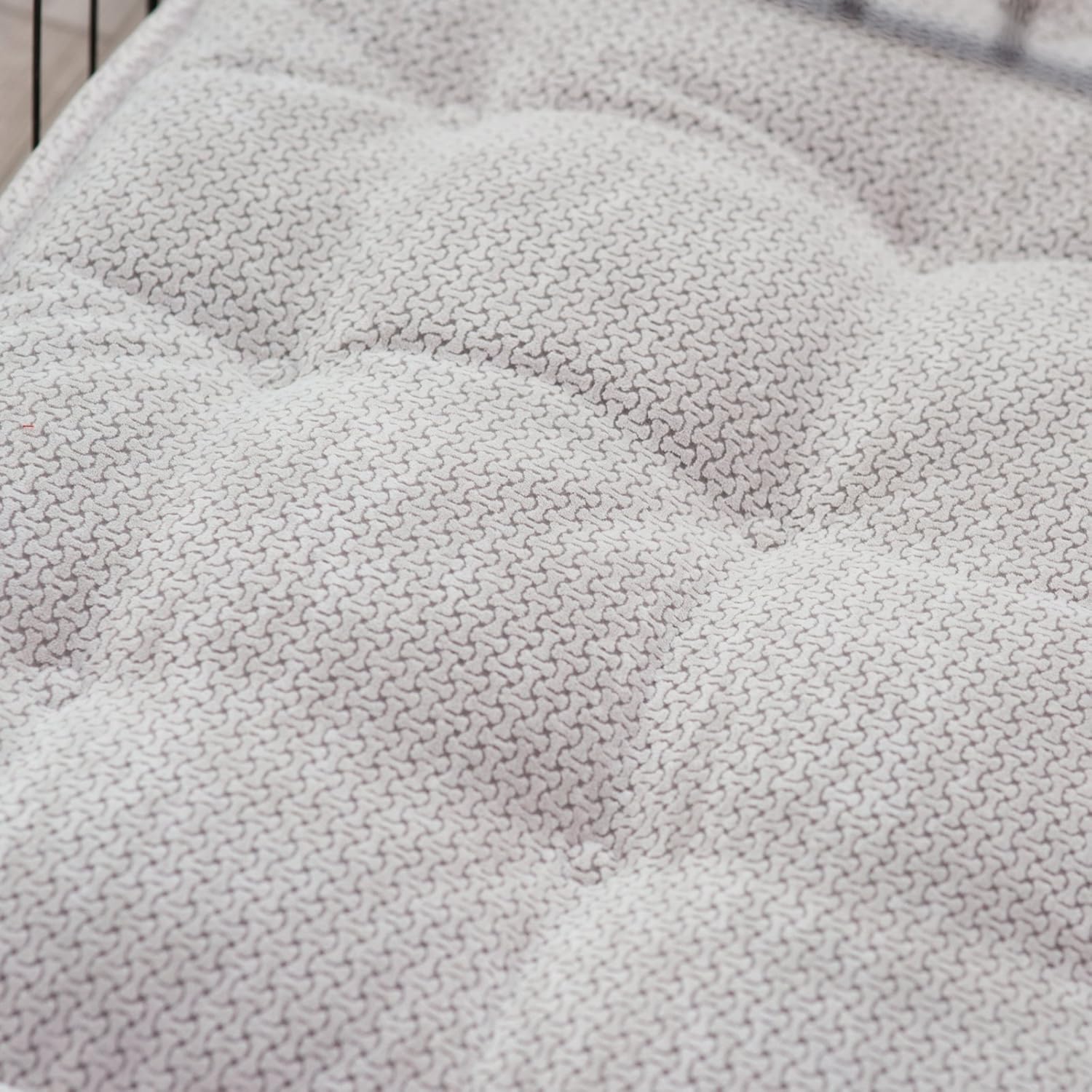 Bowsers Luxury Crate Mattress Dog Bed, Large, Storm