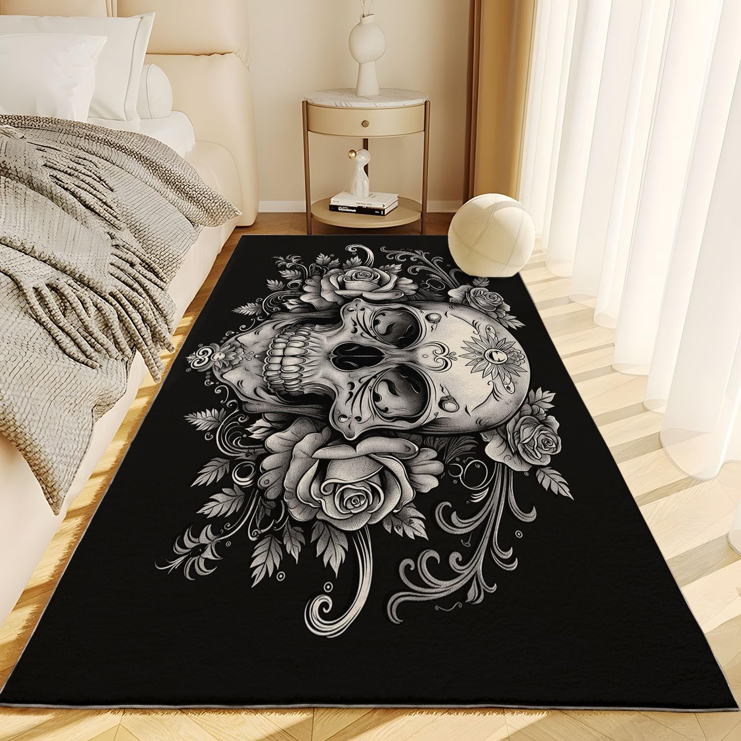 Amazon.com: Living Room Rugs 8 x 10 ft Non-Slip Carpet, Gothic