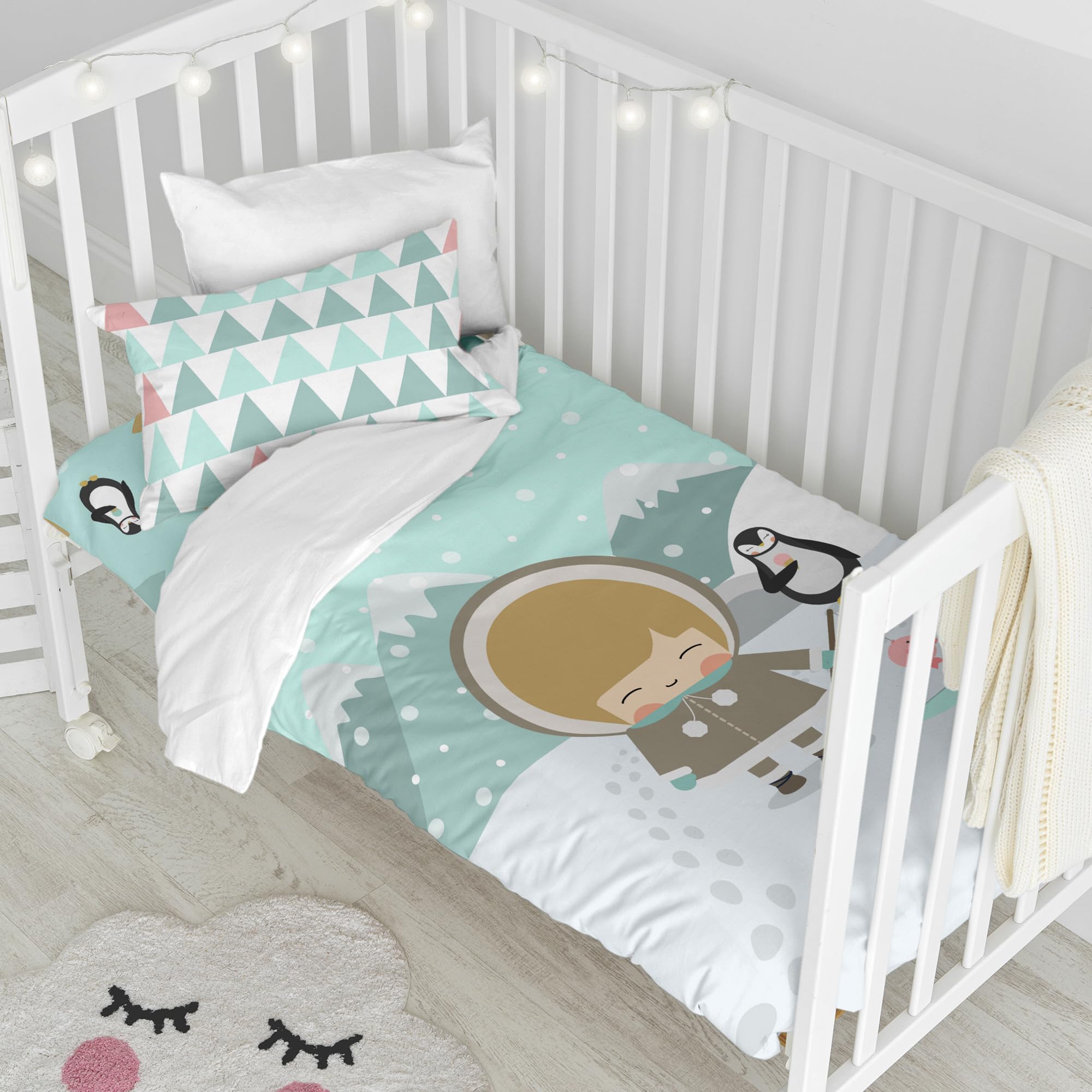 Juego nórdico 2 piezas 115x145 parure lit bébé maxicuna Skymo day