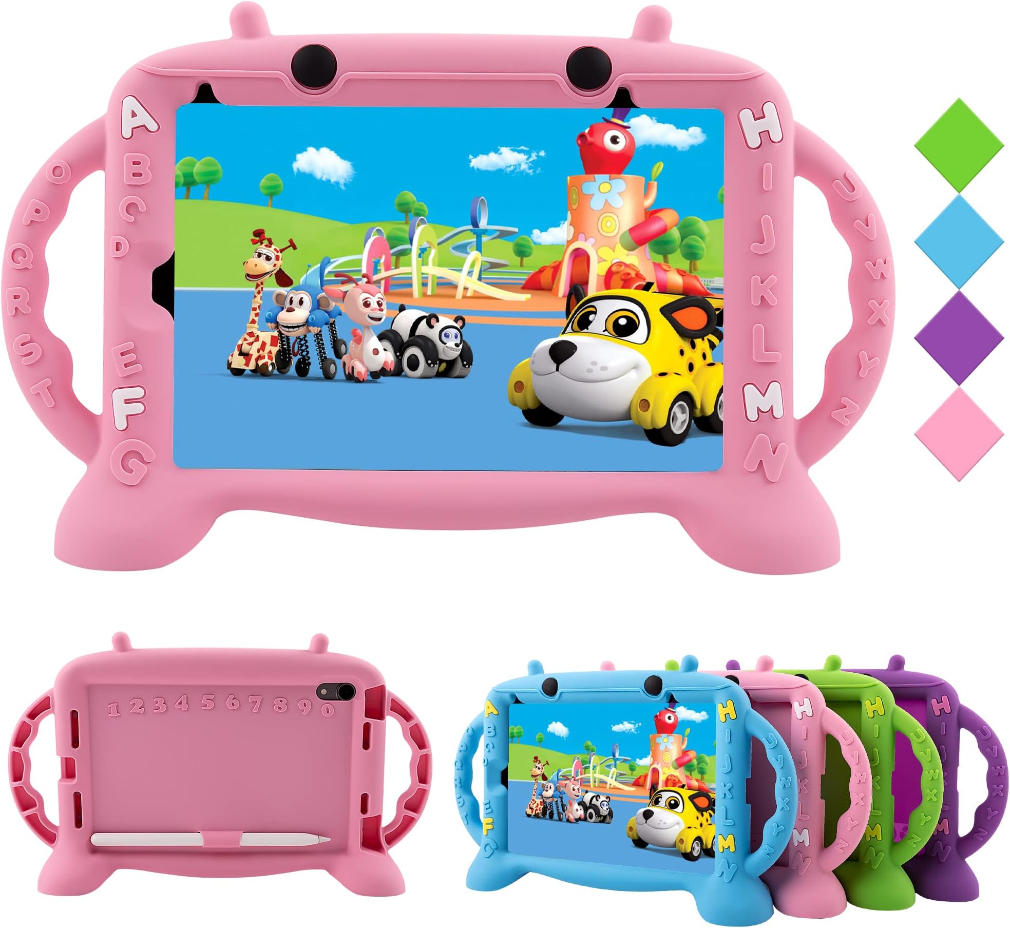 Amazon.com: TOEVEK Kids Case for iPad Mini 6th Generation, iPad Mini 6 ...