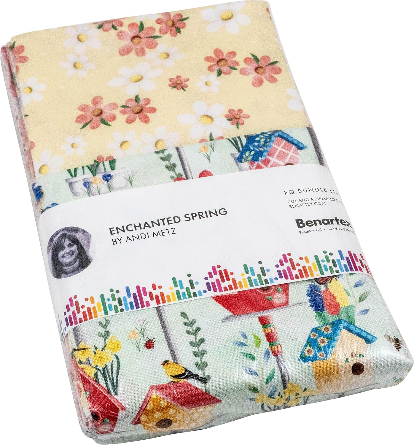 Andi Metz Enchanted Spring 16 Fat Quarters Benartex