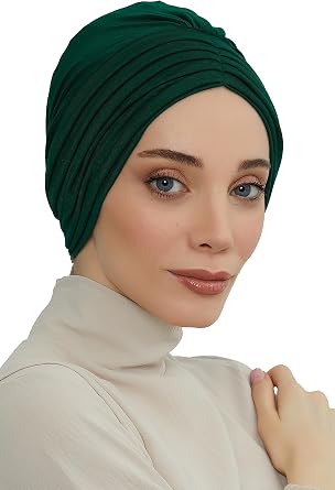 Aishas Design Shirred Elegance Head Turban For Women Fashion Instant Turban Shirred Head Scarf for Women