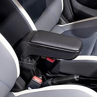 Rati Armster S Fiat 500 2016-2024 Fekete Bőr Középkonzol Tárolóval 2