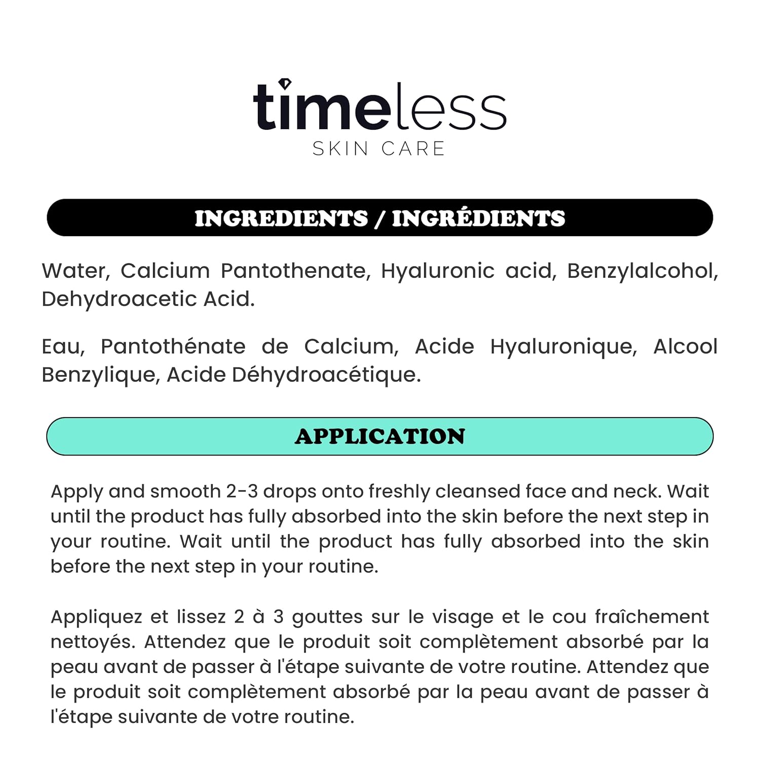 Timeless Skin Care Vitamin B5 Hydration Serum Unisex 1 oz - Image 4