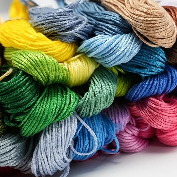 70 Skeins Embroidery Thread Friendship Bracelet String Floss Kit Yarn