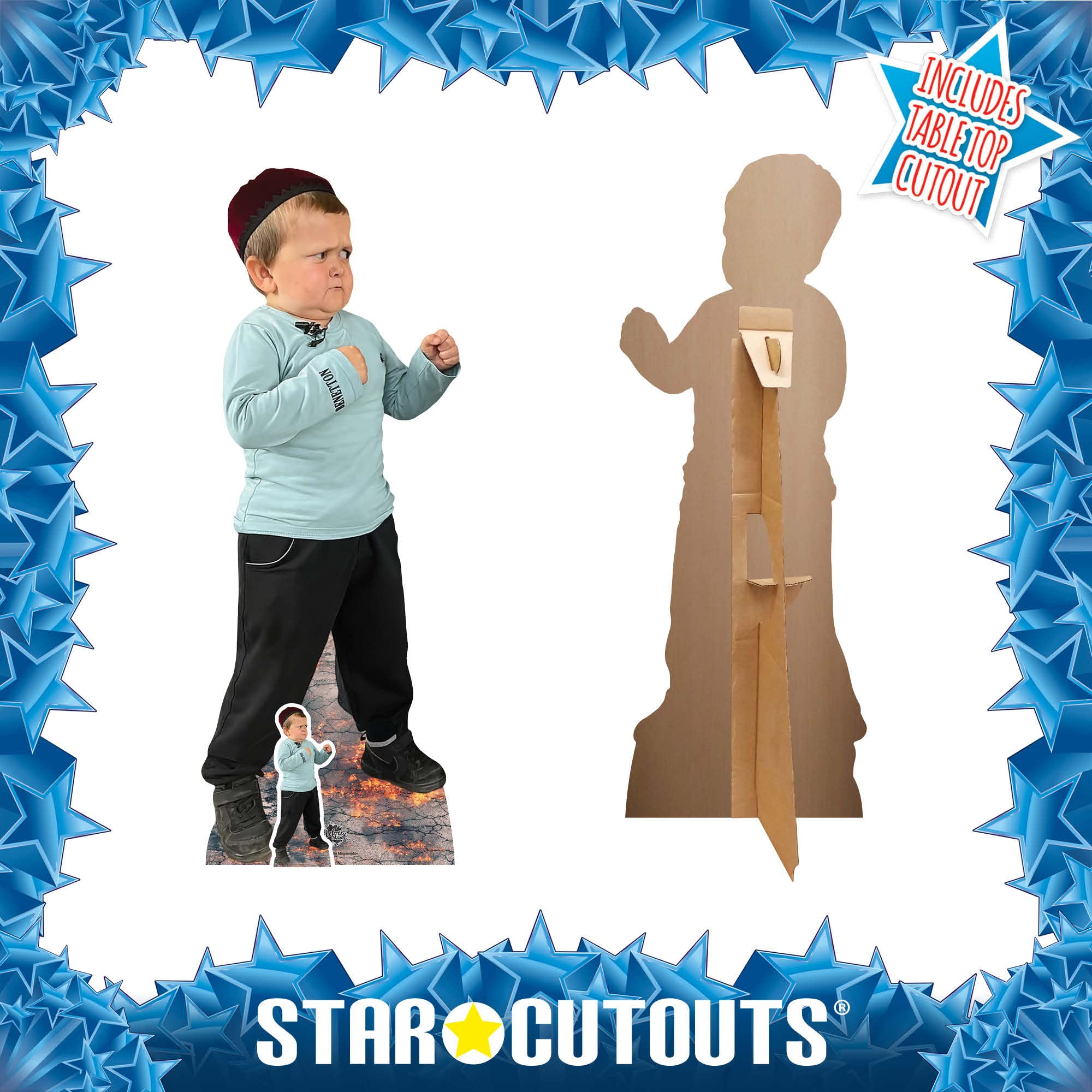 Star Cutouts CS1010 Hasbulla Magomedov (Fighting) Lifesize Cutout with