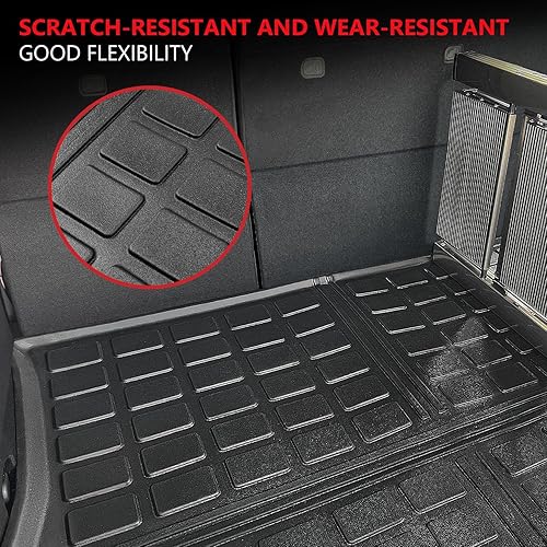 Miniatura 5 de Xipoo Tapete de carga compatible con Toyota RAV4 2013-2018, tapete de carga de material TPE, repuesto para accesorios Toyota RAV4 2013-2018