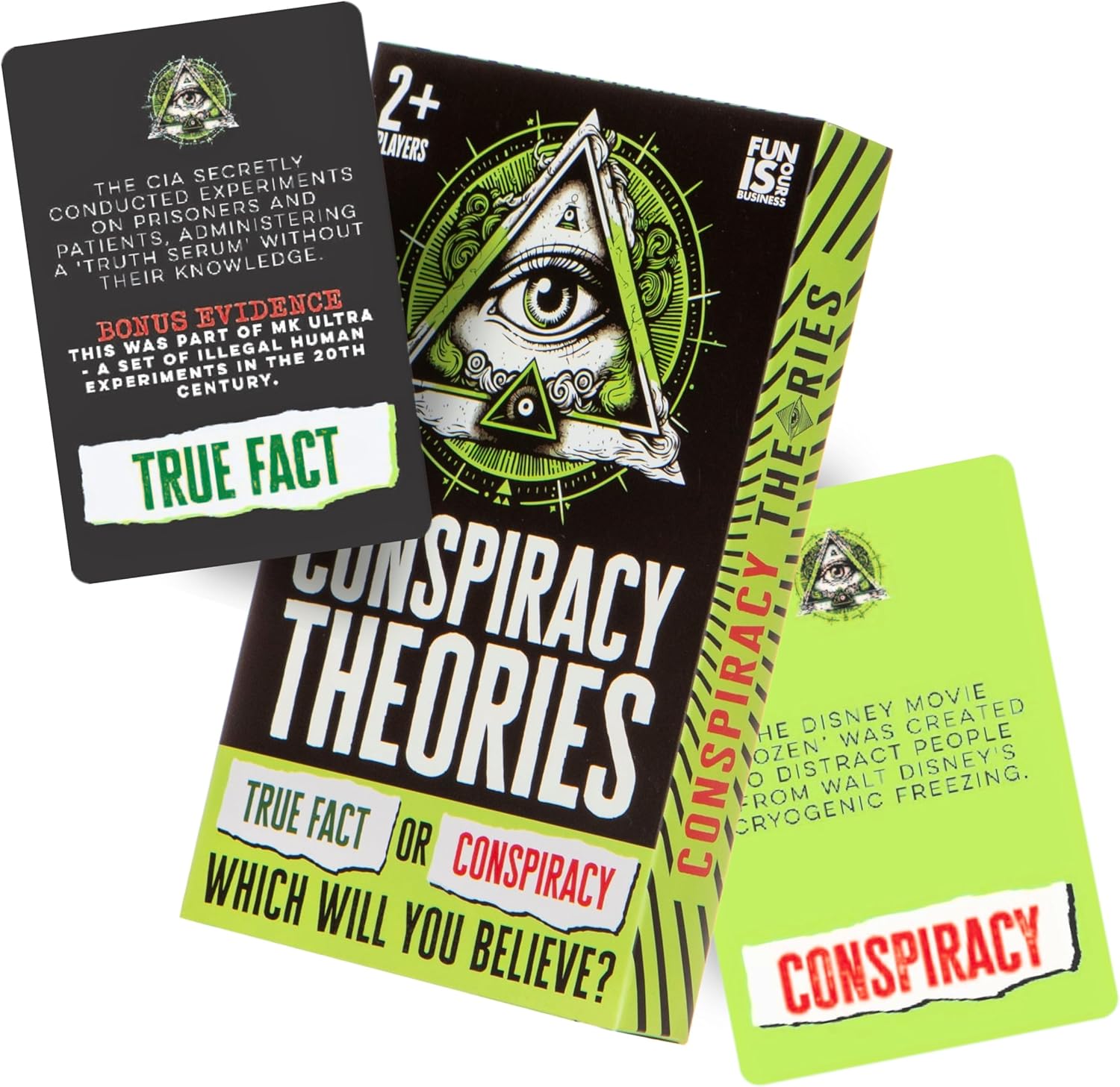 Boxer Gifts Conspiracy Theories Card Game True Fact Or