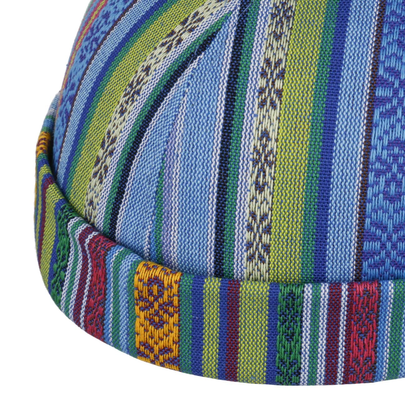 CAPPELLISHOP Fresh Stripes Berretto Docker Righe a Tutto Campo Prodotto in Italia Uomo Primavera Estate
