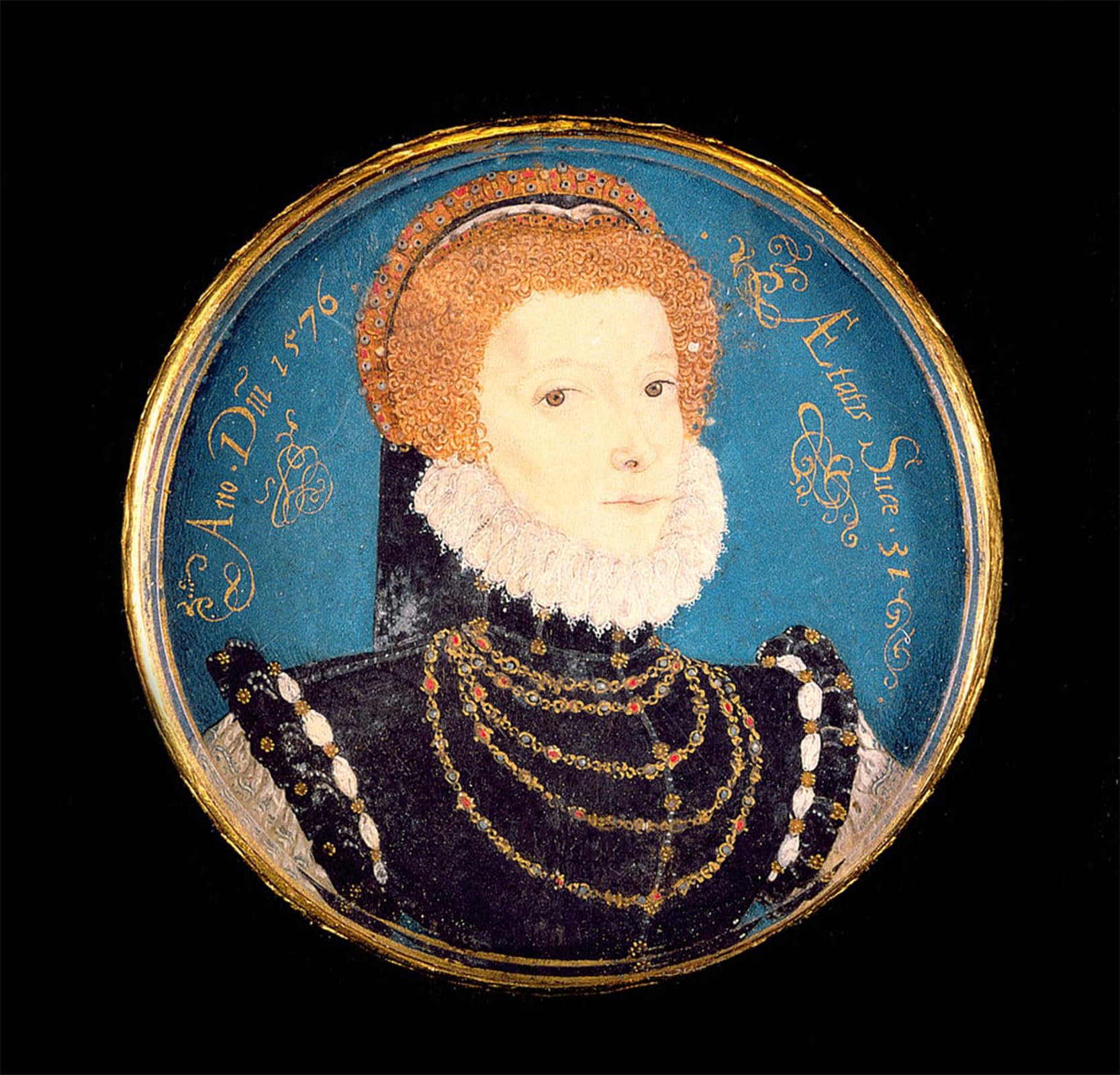 ARTXLXXBN Famous Print Painting Colorful Art Print Portrait of a Woman by Nicholas Hilliard Canvas Art Decorations for Home Decor 60x90cm