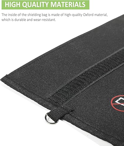 Miniatura 5 de Bolsas de blindaje, bolsa de blindaje para llavero, bolsa de blindaje RFID, jaula de bloqueo de señal, protección antirrobo para automóvil,